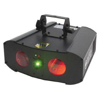 American DJ Supply Galaxian Gem Green and Red Laser with Built In Popular Dual Gem Effect Light Musical Instruments