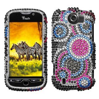 Bubble Diamante Protector Cover for HTC myTouch 4G Slide Cell Phones & Accessories