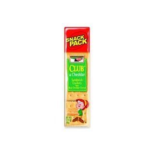 Keebler Products   Club/Cheddar Crackers, 1.8 oz, 8 Crackers/PK, 12/BX   Sold as 1 BX   Keebler's club and cheddar sandwich crackers with real cheddar cheese make a delicious snack during a busy workday. Includes eight crackers in a package. Filling sn