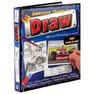 Awesome Things to Draw Eight Books In One (Awesome Things To Draw) Shane Nagel, Hinkler Design Studio, Simone Egger 9781741856316 Books