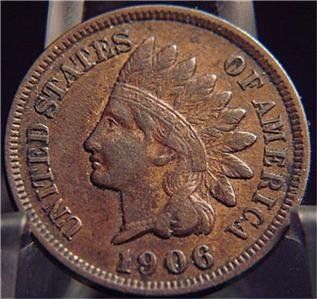 1906 Indian Head Penny (Coin) Toys & Games