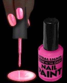 Glow In The Dark Nail Polish (Pink) 