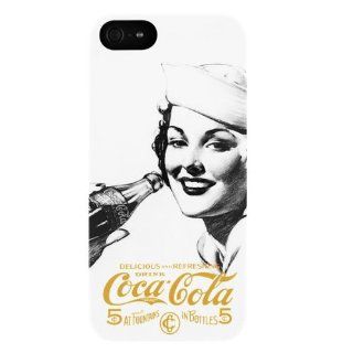 Strax Americas Coke Hardshell Case for Iphone 5/5s Golden Beauty   Retail Packaging   Multi Colored Cell Phones & Accessories