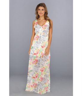 LAmade Floral Split Hem Maxi Dress