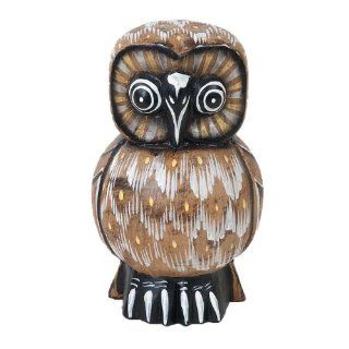 Handcarved and handpainted Owl ( Small )   Statues
