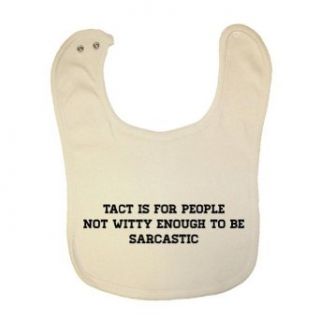 Mashed Clothing Not Witty Enough To Be Sarcastic Organic Baby Bib Clothing