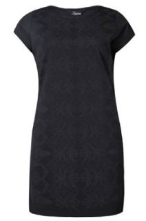 Yoursclothing Womens Plus Size Short Sleeve Bodycon Dress With Lace Print Size 16 Black