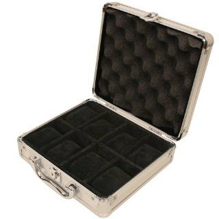 8 Watch Case for Collectors Briefcase Store Safe Aluminum Handle Watches