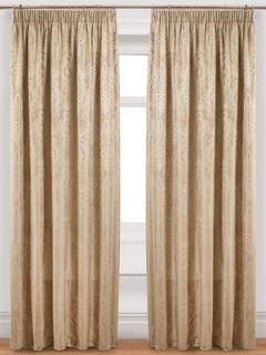 Colonial Jacquard Pleated Lined Curtains