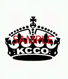 Pink   KCCO   Small Crown   Keep Calm Chive On Decal Laptops, Windows, Motorcycles, Cars, Truck, Etc 