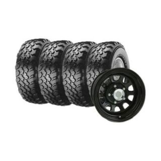 Maxxis Buckshot Mudder Radial Tires on Pro Comp Black Xtreme Steel Wheels