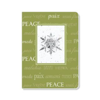 ECOeverywhere Season's Peace Journal, 160 Pages, 7.625 x 5.625 Inches, Multicolored (jr18179)  Hardcover Executive Notebooks 