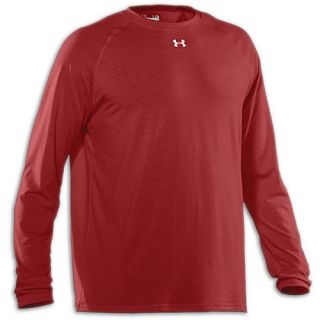 Under Armour Locker Longsleeve T Shirt   Mens   For All Sports   Clothing   Cardinal/White
