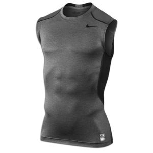 Nike Pro Combat Hypercool Fitted S/L Top 2.0   Mens   Training   Clothing   Photo Blue/Anthracite