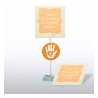 Memo Clip & Sticky Note Gift Set   Helping Hand  Office Memo Holders 
