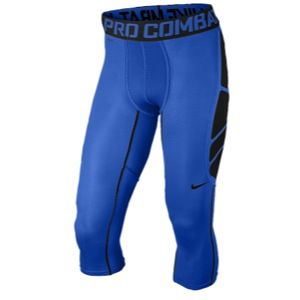 Nike Pro Combat Hypercool Comp. 3/4 Tight   Mens   Training   Clothing   Game Royal/Black