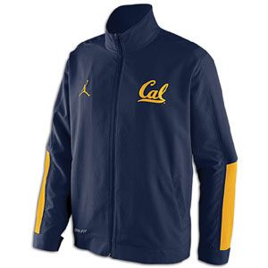 Jordan College On Court Game Jacket   Mens   Basketball   Clothing   Cal Golden Bears   College Navy