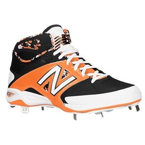 New Balance 4040v2 Metal Mid   Mens   Baseball   Shoes   Black/Orange