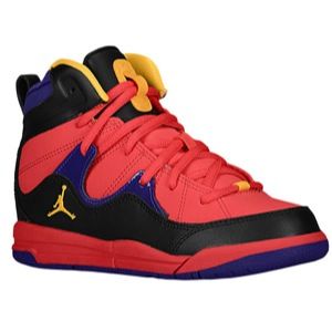 Jordan TR 97 Mid   Girls Preschool   Basketball   Shoes   Fusion Red/Black/Court Purple/Laser Orange