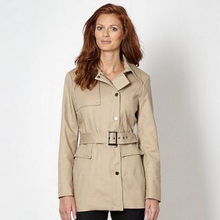 J by Jasper Conran Designer beige short trench coat