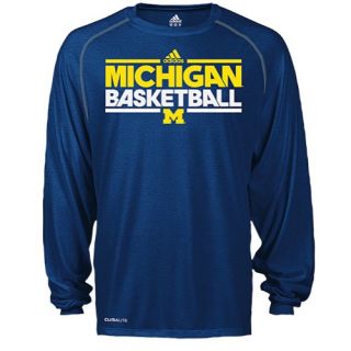 adidas College Court Practice L/S Climalite Top   Mens   Basketball   Clothing   Wisconsin Badgers   Black