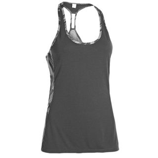 Under Armour Heatgear Fly By Stretch Mesh Tank   Womens   Running   Clothing   Lead/Reflective