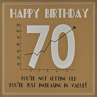 FIVE DOLLAR SHAKE   70th Birthday card