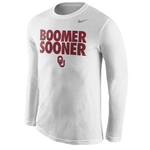 Nike College Dri FIT Legend Warm Up T Shirt   Mens   Basketball   Clothing   Oklahoma Sooners   White