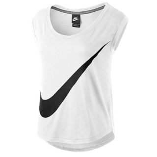 Nike Prep T Shirt   Womens   Casual   Clothing   White/Black