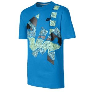 Nike Tribal Air T Shirt   Mens   Casual   Clothing   Gamma Blue/Gamma Green/Black
