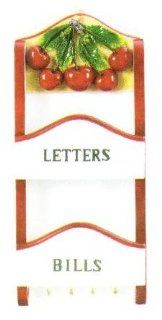 CHERRY Mail Letter Holder & Key Hooks *NEW*  Mail Sorters 