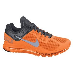 Nike Air Max + 2013   Mens   Running   Shoes   Dark Charcoal/Laser Orange/Challenge Red