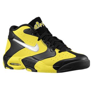 Nike Air Up 14   Mens   Basketball   Shoes   Black/Yellow Strike/Metallic Silver