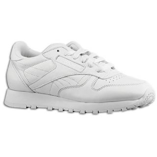 Reebok Classic Leather   Womens   Running   Shoes   White/White