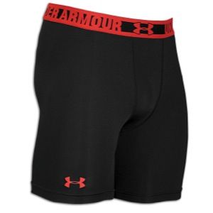 Under Armour Heatgear Sonic Compression Shorts   Mens   Training   Clothing   Black/Red