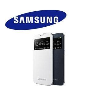 Samsung Galaxy Mega S View Flip Cover Folio Case (Black) Cell Phones & Accessories