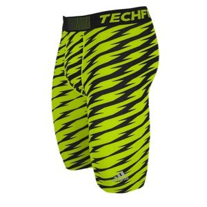 adidas Techfit Base 9 Compression Shorts   Mens   Training   Clothing   Solar Slime/Black
