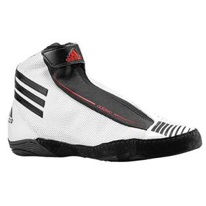 adidas adiZero Sydney   Mens   Wrestling   Shoes   White/Black/Collegiate Red