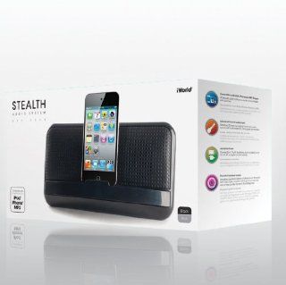 iWorld Stealth Audio Docking System in Black   Compatible with Apple IPhone/IPod   Players & Accessories