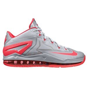 Nike Air Max LeBron XI Low   Mens   Basketball   Shoes   Lite Base Grey/Base Grey/Laser Crimson