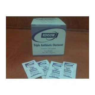 RENSOW Bacitracin Ointment USP (Foil Pack) 144 Box   Case of 12 boxes (1728 total) Health & Personal Care