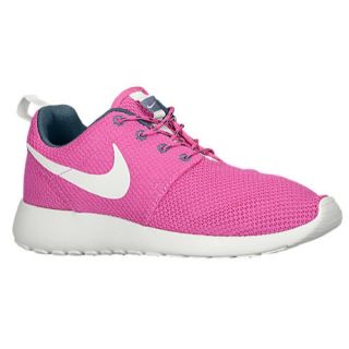 Nike Roshe Run   Womens   Running   Shoes   Club Pink/Dark Armory Blue/Volt/Summit White
