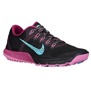 Nike Zoom Terra Kiger   Womens   Running   Shoes   Black/Bright Magenta/Red Violet/Polarized Blue