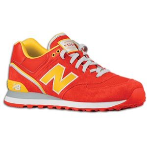 New Balance 574   Mens   Running   Shoes   Red/Yellow