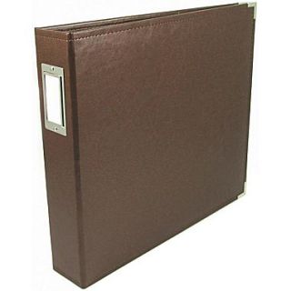 We R Memory Keepers™ Classic Leather 3 Ring Photo Album, 8 x 8, Dark Chocolate