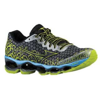 Mizuno Wave Prophecy 3   Mens   Running   Shoes   Dark Slate/Silver/Lime Punch
