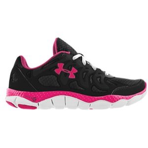 Under Armour Micro G Engage   Womens   Running   Shoes   Black/White/Neo Pulse