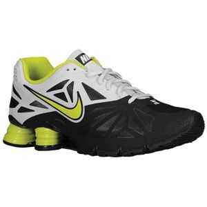 Nike Shox Turbo 14   Mens   Running   Shoes   Black/Light Base Grey/Black/Vemon Green