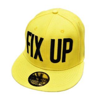 Underground Kulture FIX UP Yellow Hip Hop Snapback Baseball Cap 