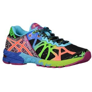 ASICS Gel   Noosa Tri 9   Womens   Running   Shoes   Black/Neon Coral/Green